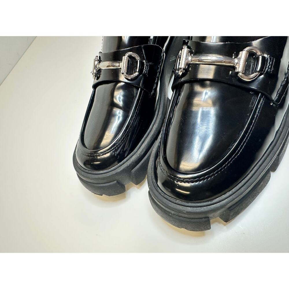 Steve Madden Platform Horse Bit Trifecta Loafers Shoes Sz 8.5 - Picture 8 of 13